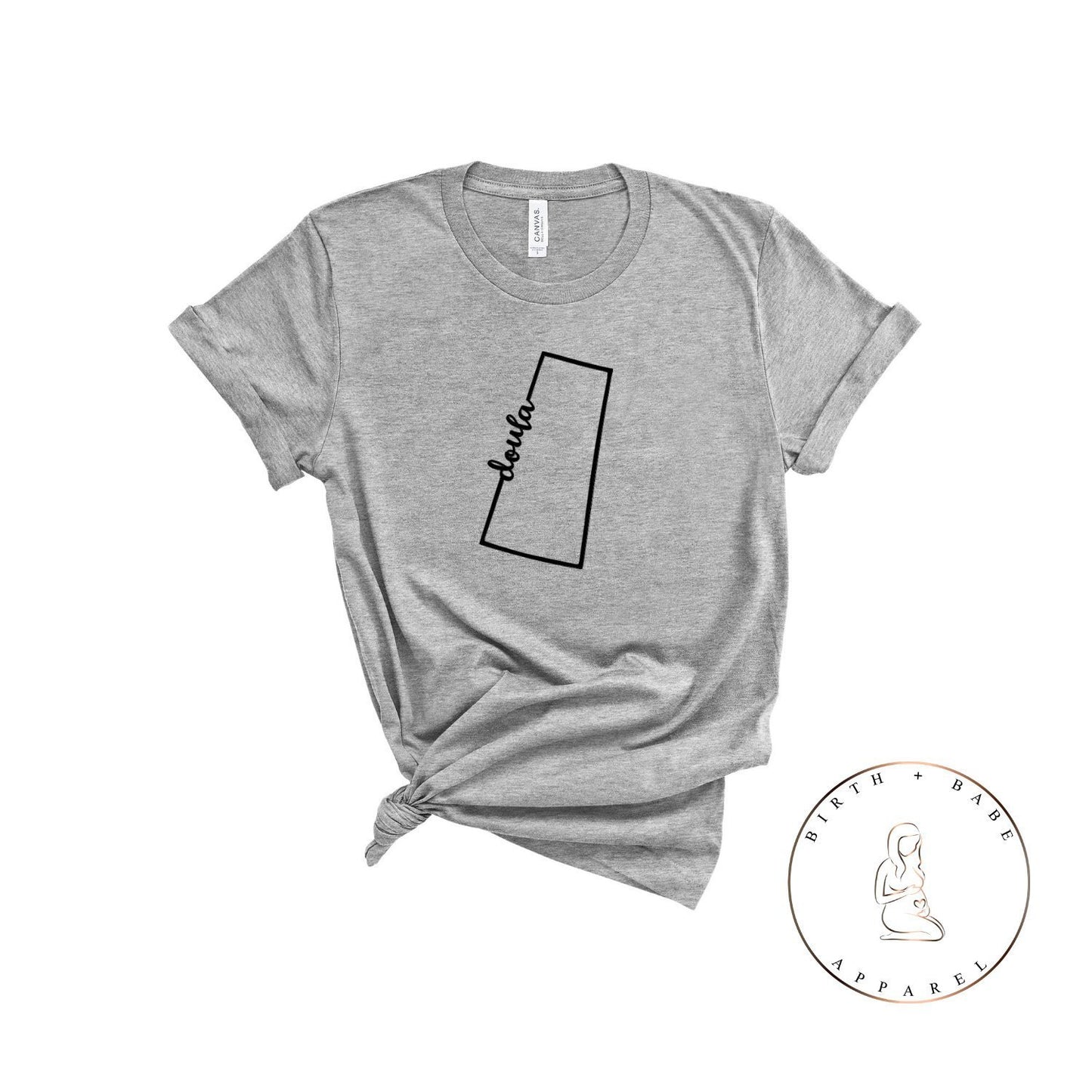 Saskatchewan Doula Shirt - Birth and Babe Apparel