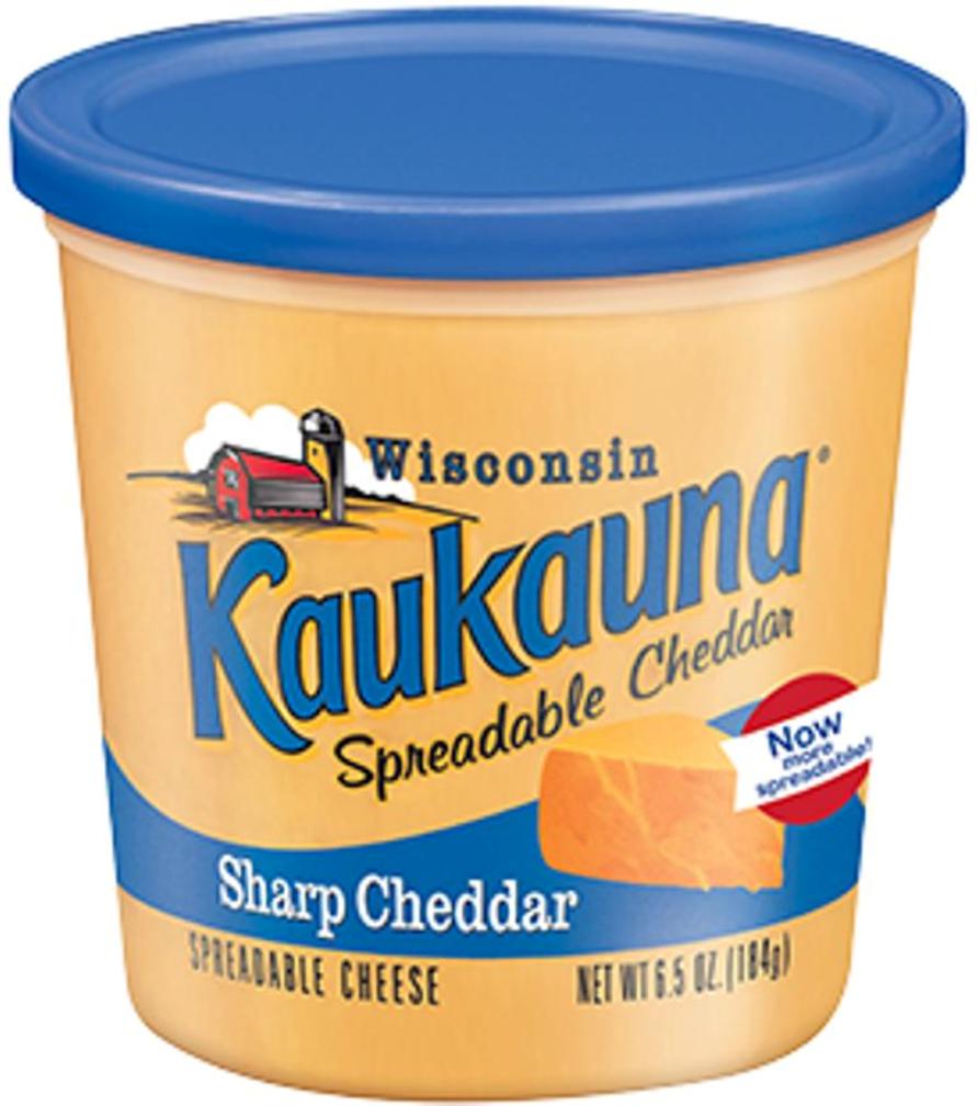 KAUKAUNA: Spreadable Sharp Cheddar Cheese, 6.5 oz