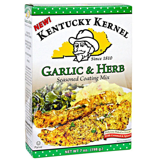 KENTUCKY KERNEL: Garlic & Herb Seasoned Coating Mix, 7 oz