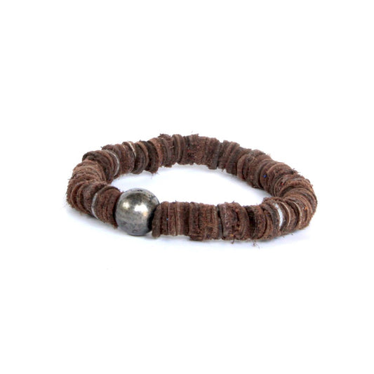 Chocolate Brown Leather Bracelet