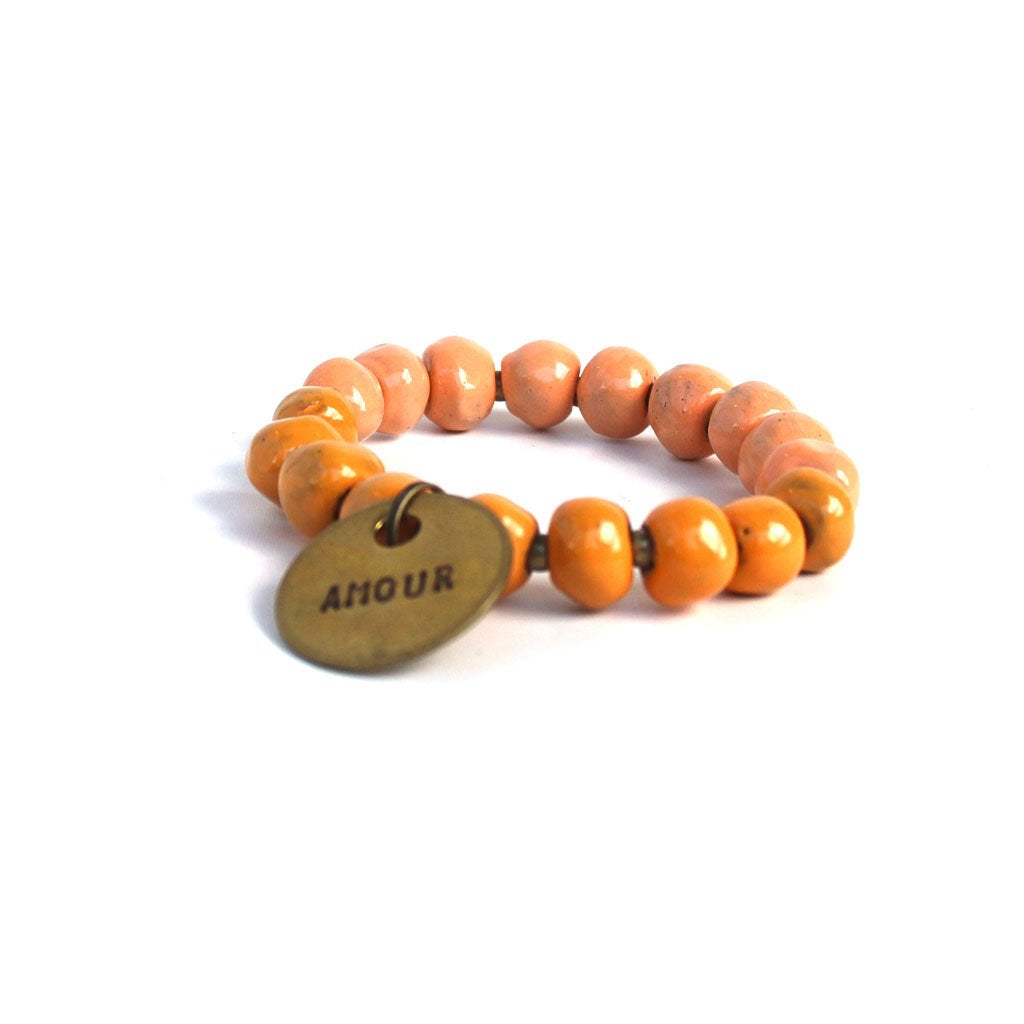Peachy Keen Charm Bracelet