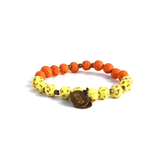 Tangerine Mission Bracelet